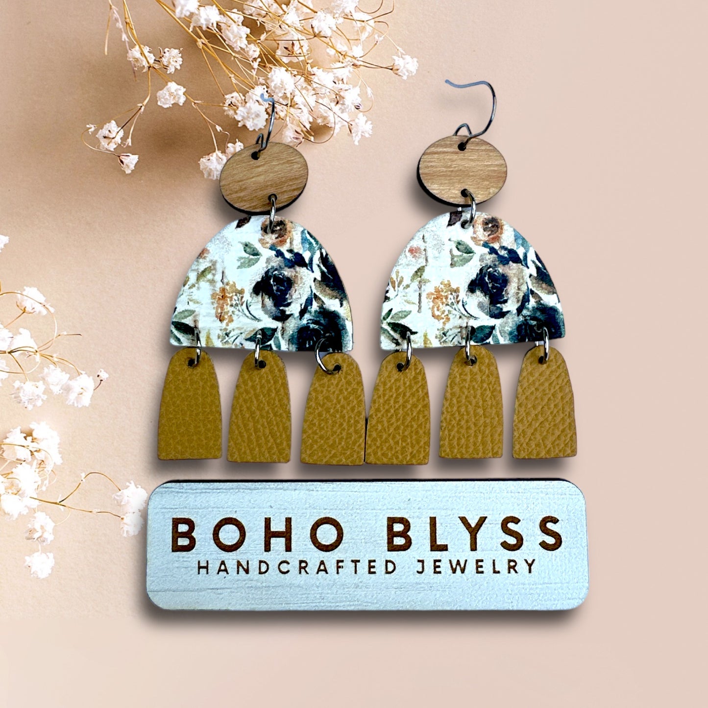 Fall Floral Dangles
