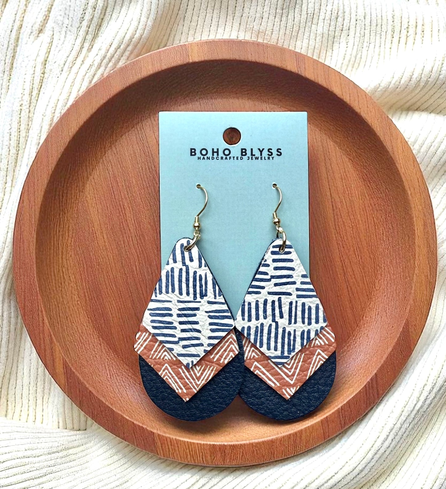 Mixed Mudcloth Teardrops