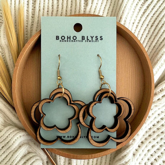 Wooden Flower Hoops