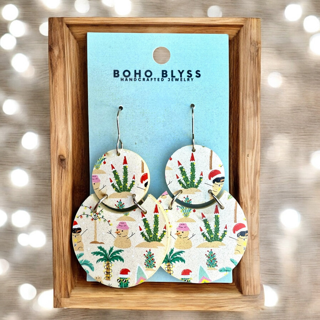 Sandy Snowmen Circles