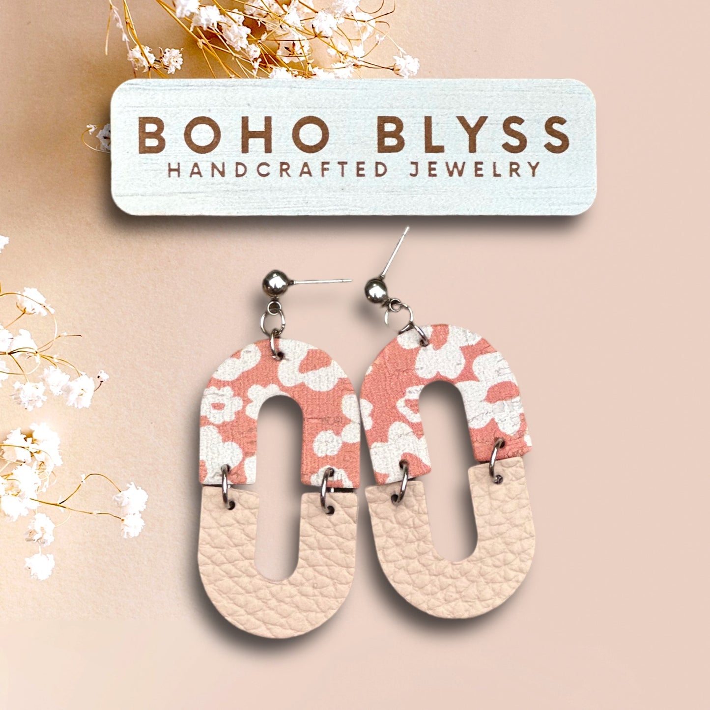 Cinnamon Bloom Split Ovals
