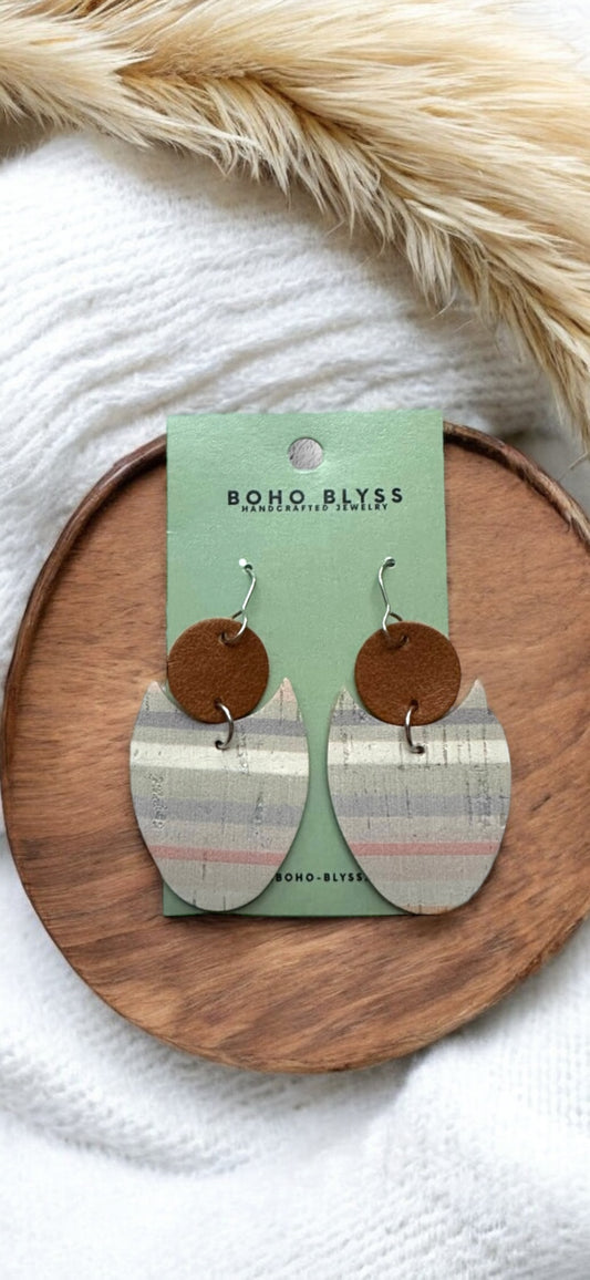 Beachy Stripe Ovals