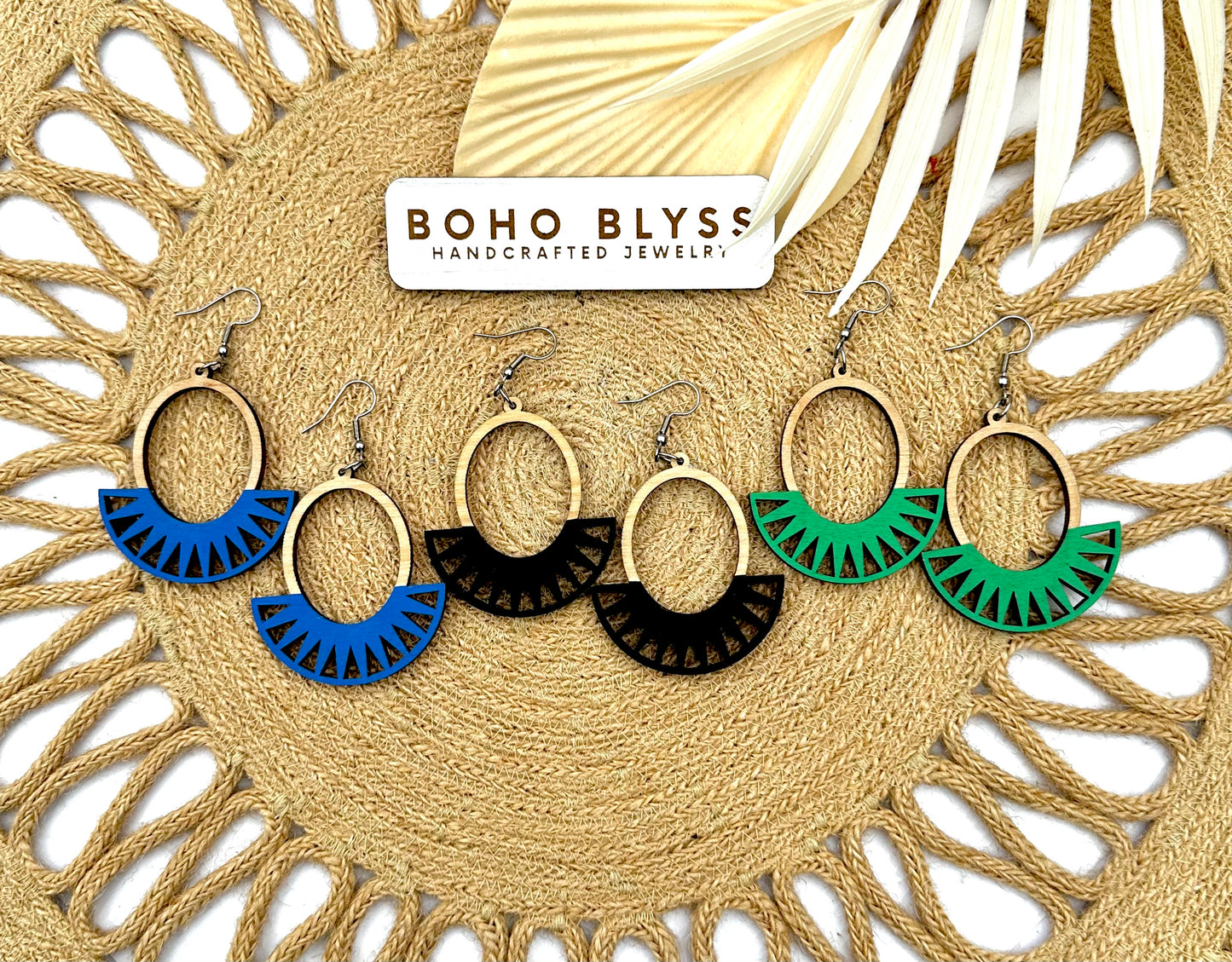 Wooden Aztec Ovals