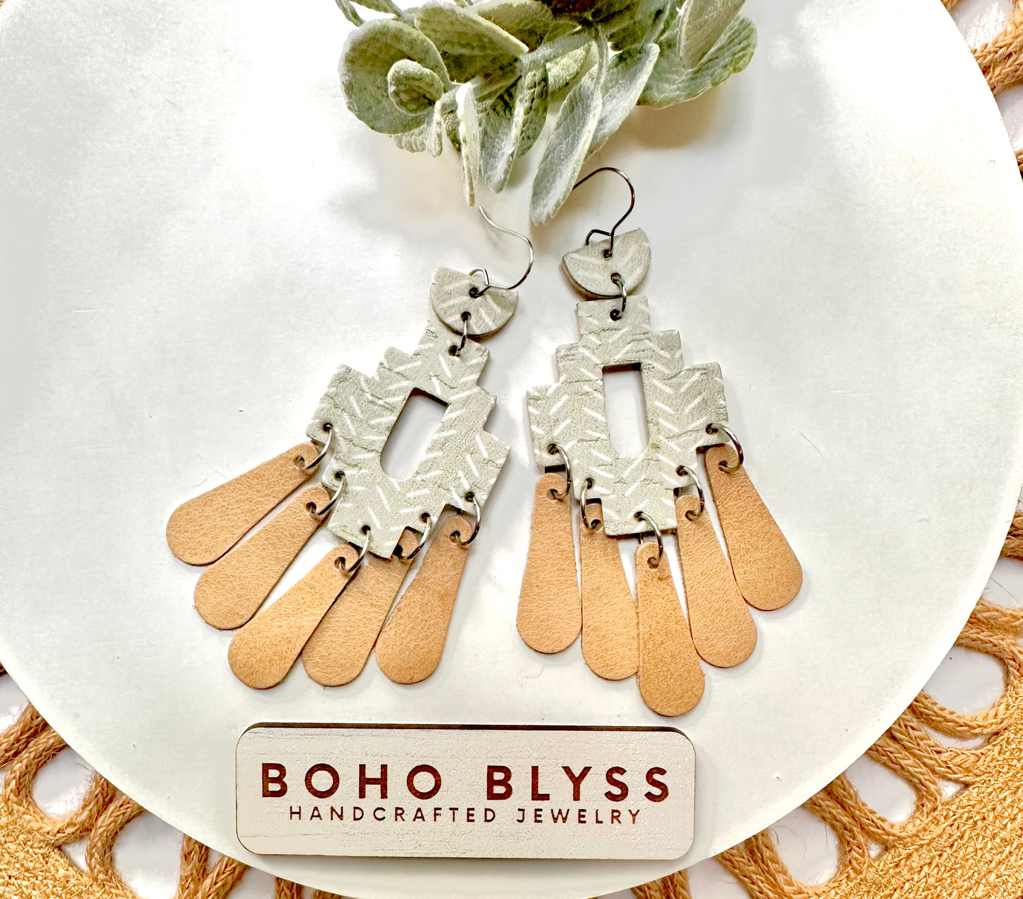 Sage and Sand Chandeliers