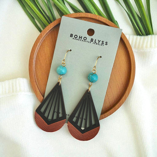 Beautifully Balanced Wooden Teardrops