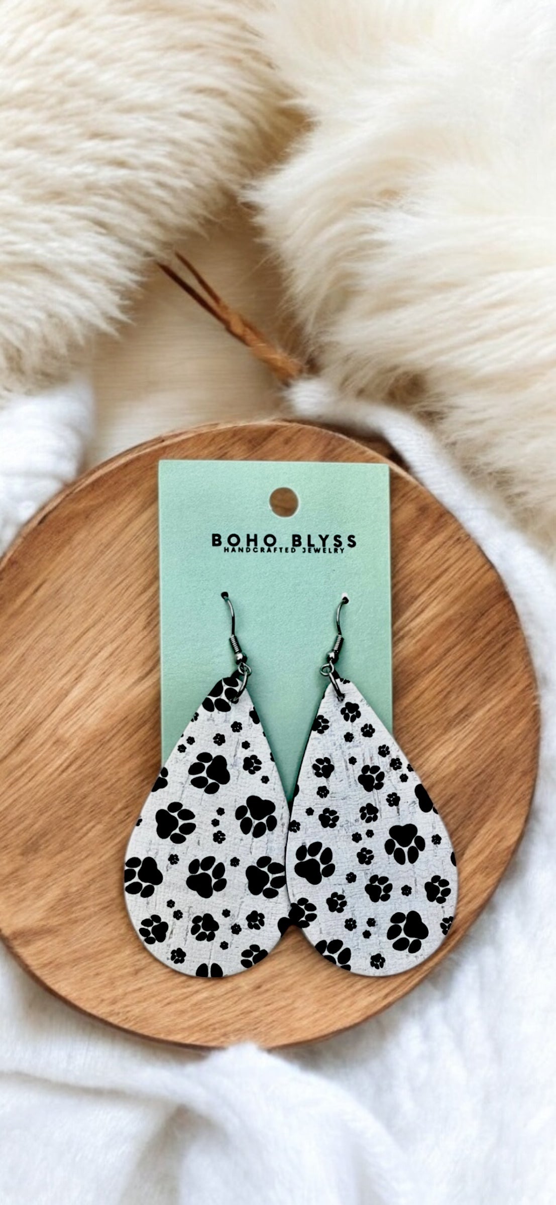 Paw Print Teardrops