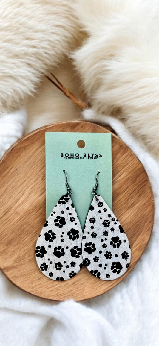 Paw Print Teardrops