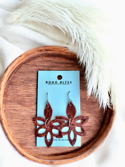 Embossed Floral Fans
