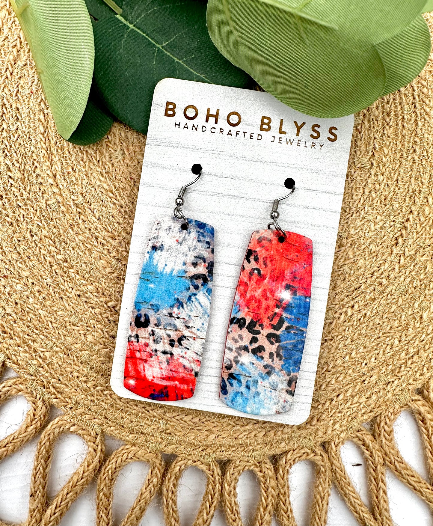 Red White and Leopard Bars