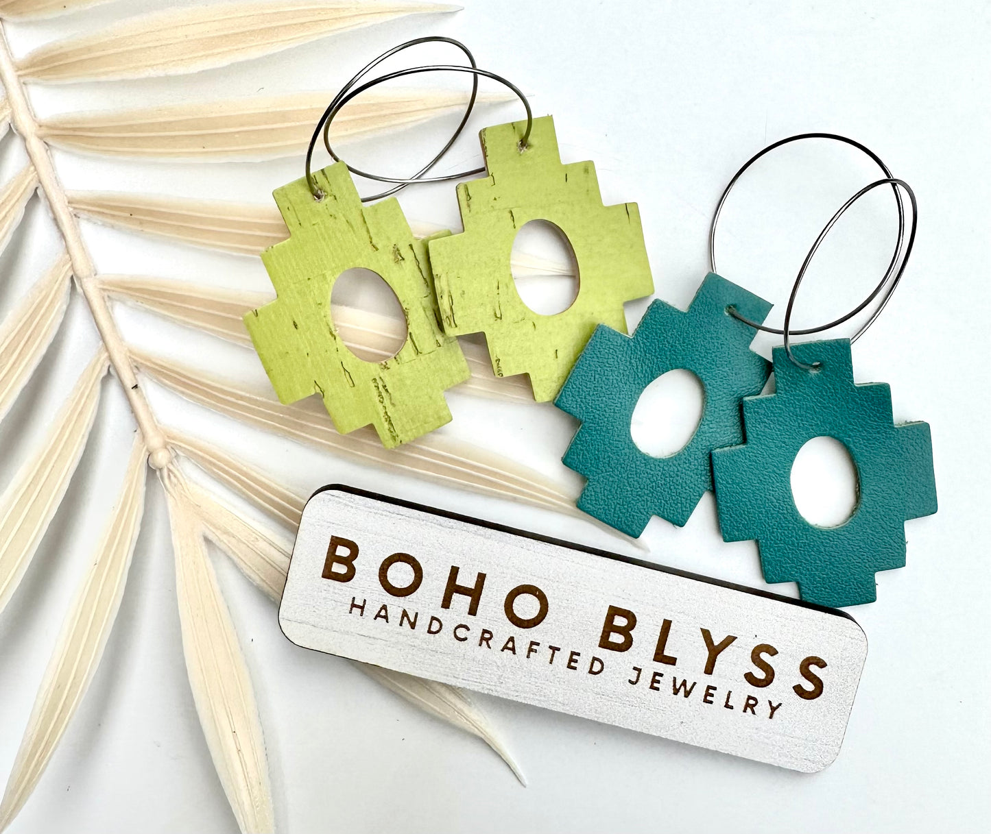 Aztec hoop dangles