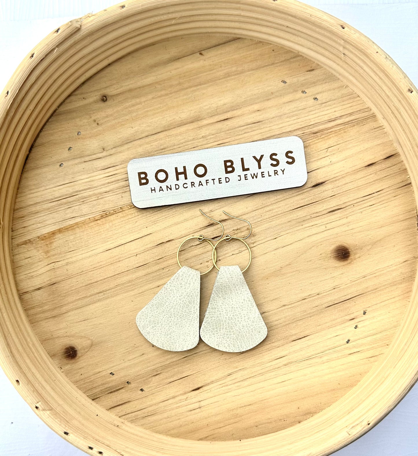 White fold over dangles
