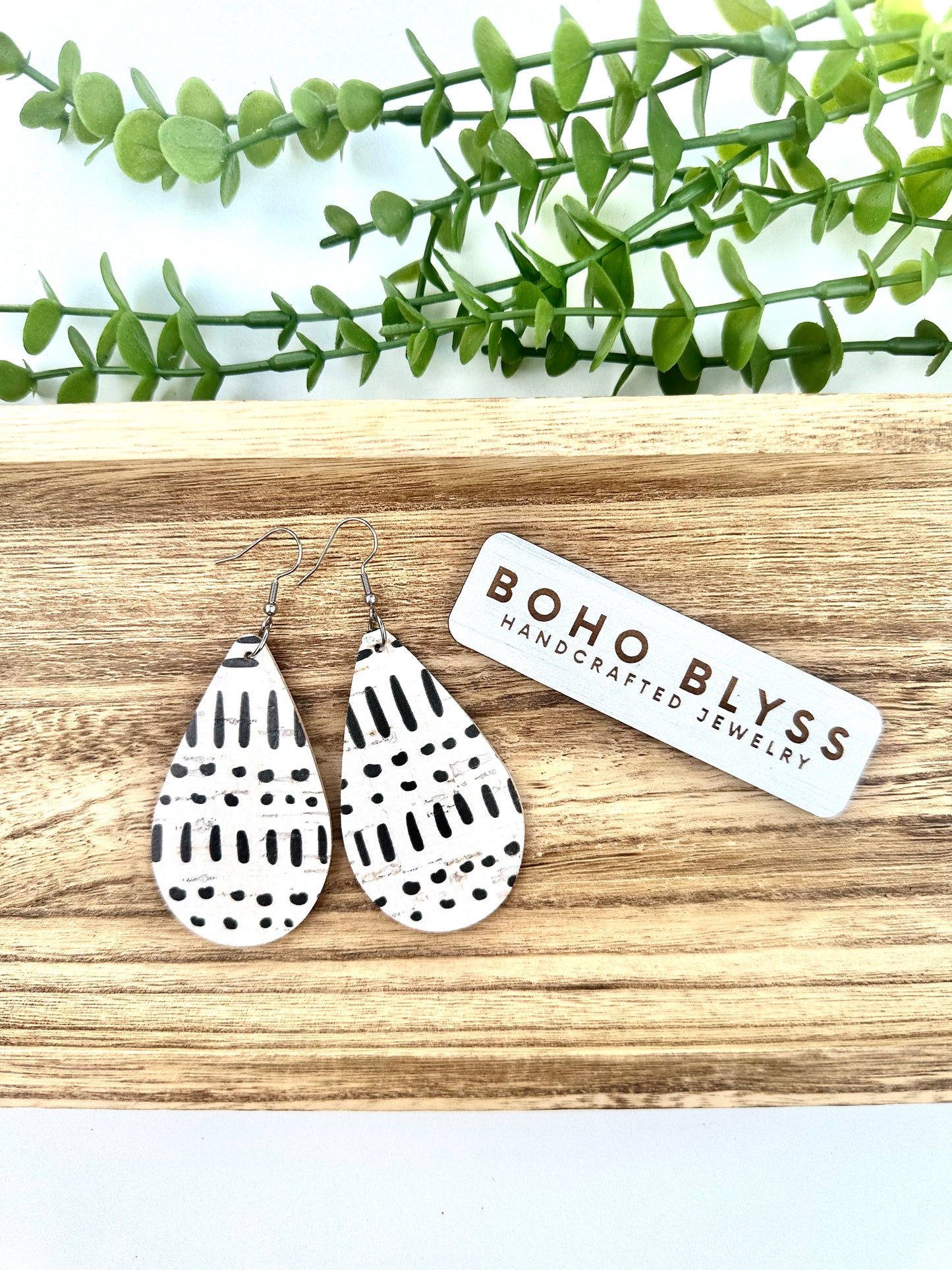 Mud cloth teardrops