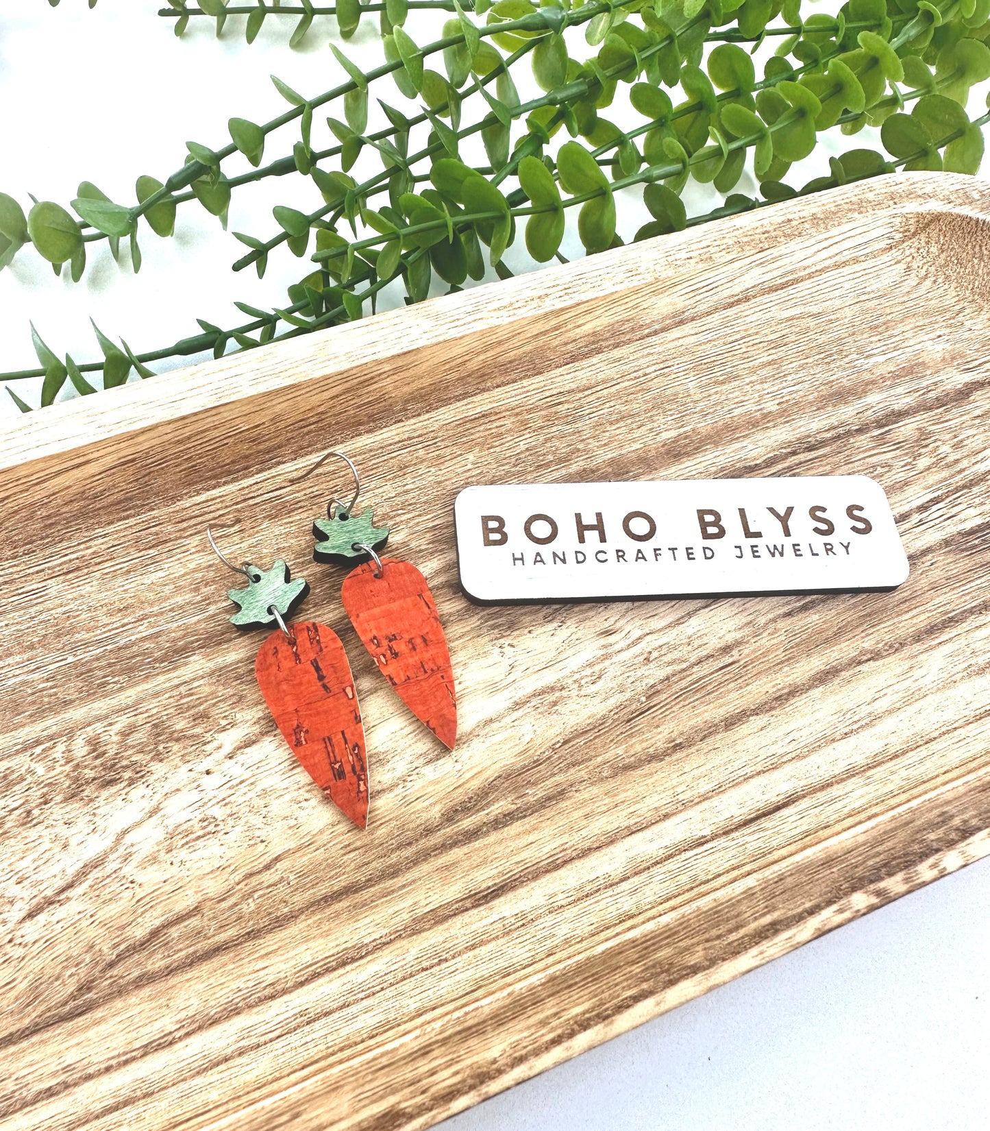 Rustic carrot dangles