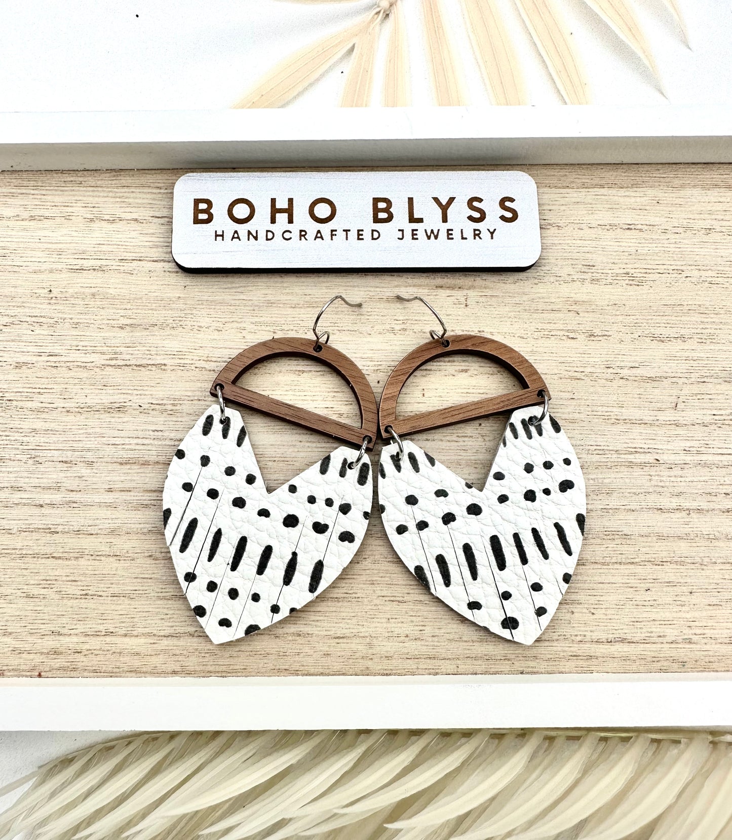 Mud cloth fringed swoops