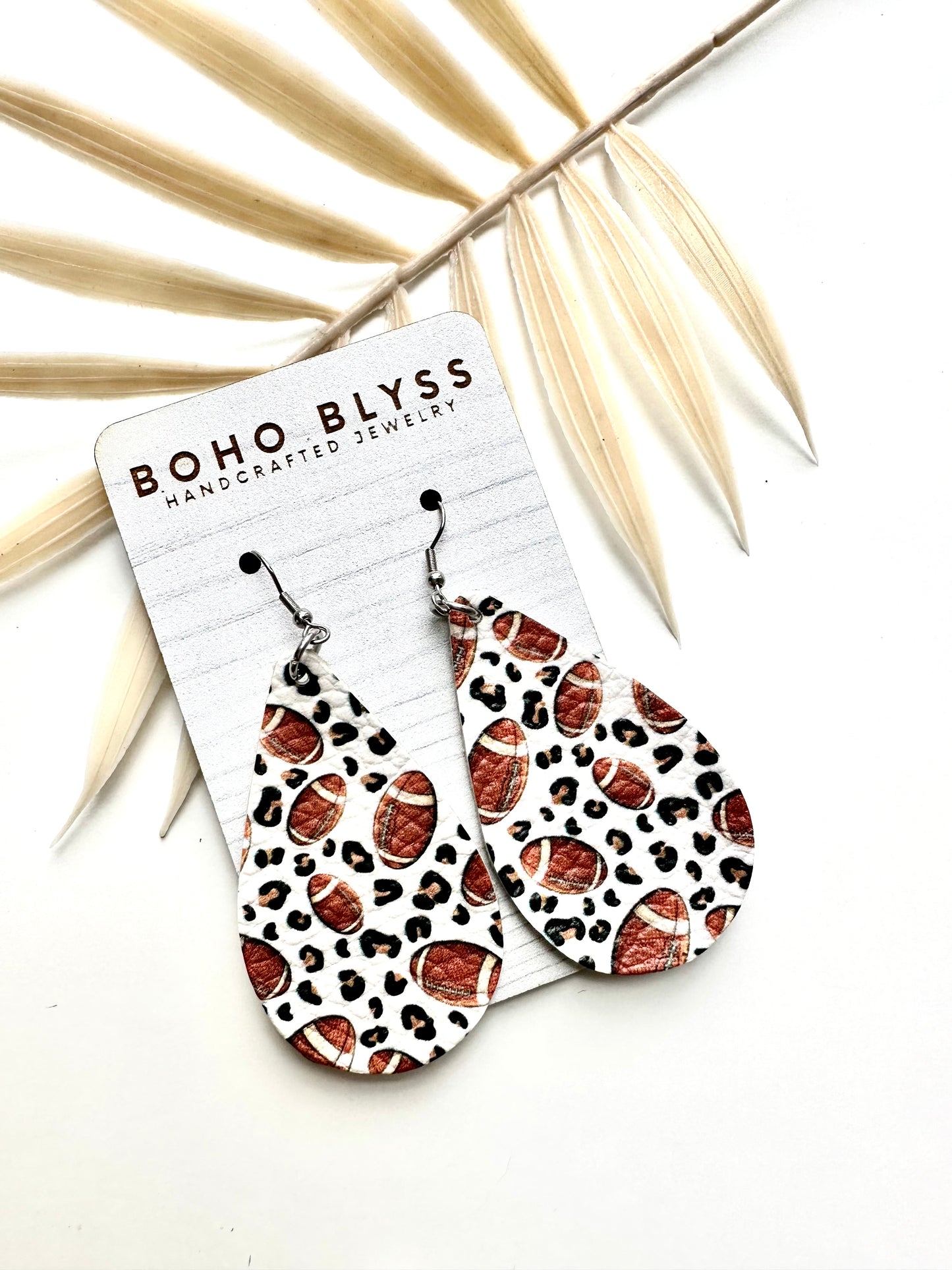 Leopard football teardrops