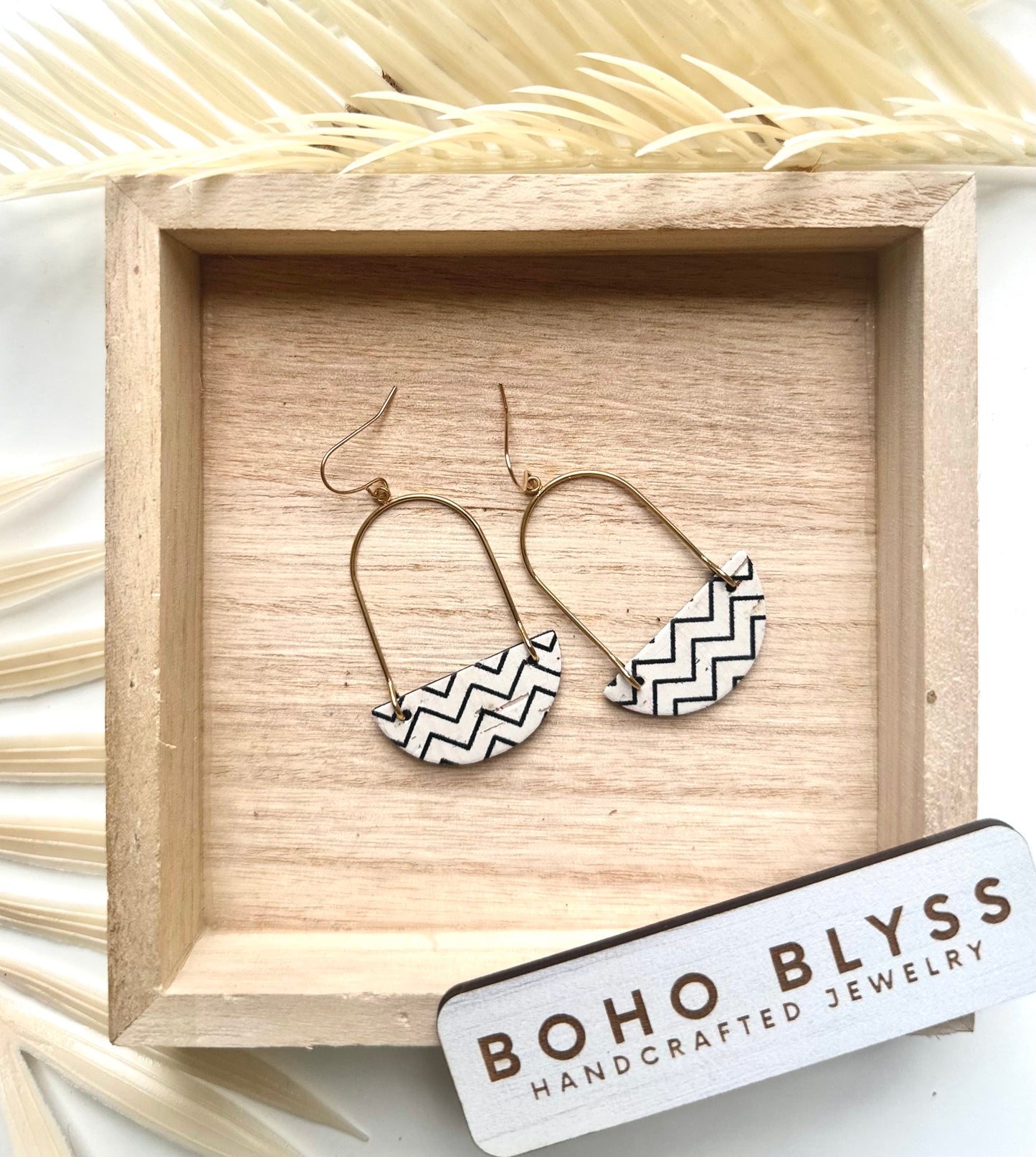 Chevron and brass arches