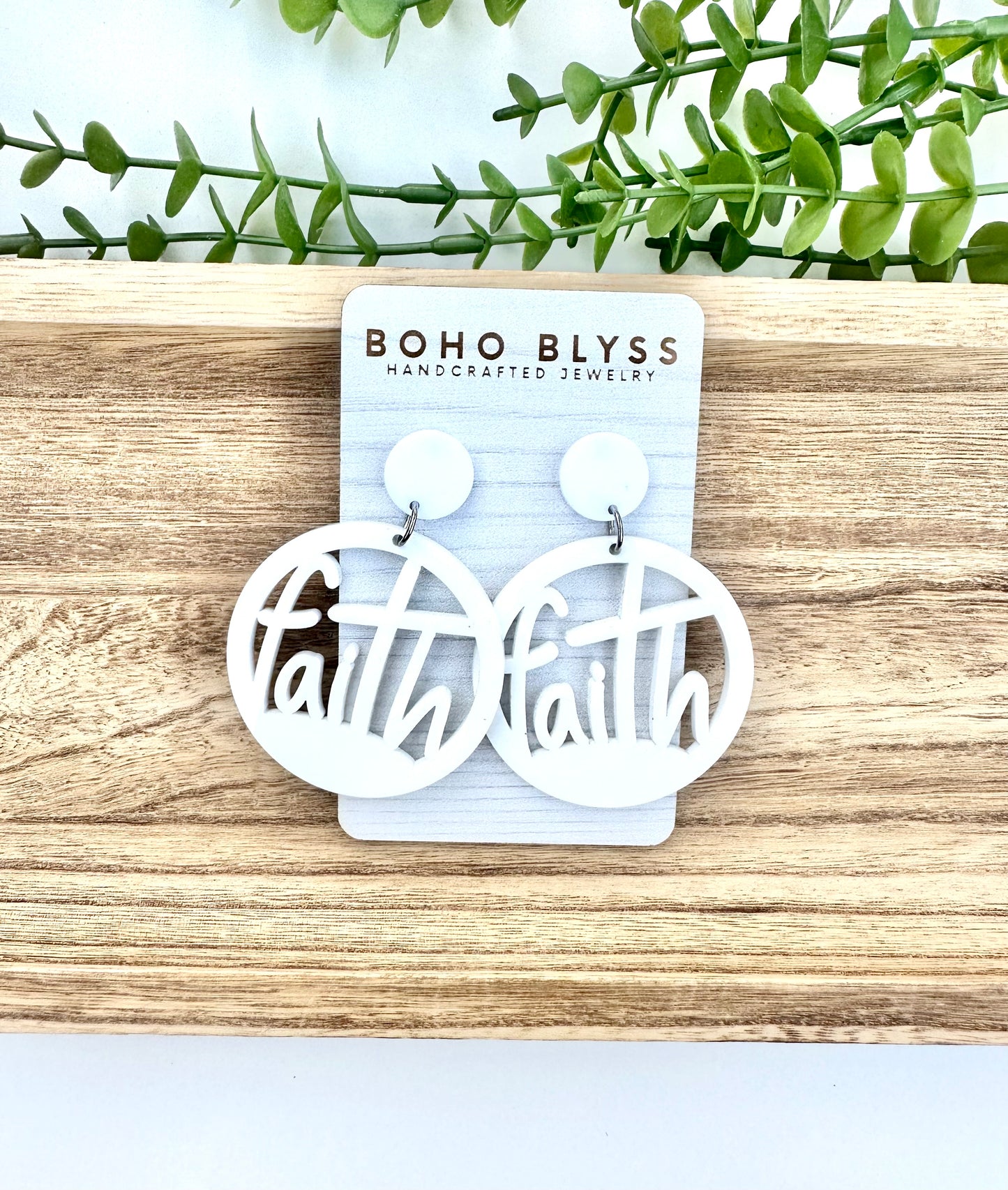 Faith acrylic rounds