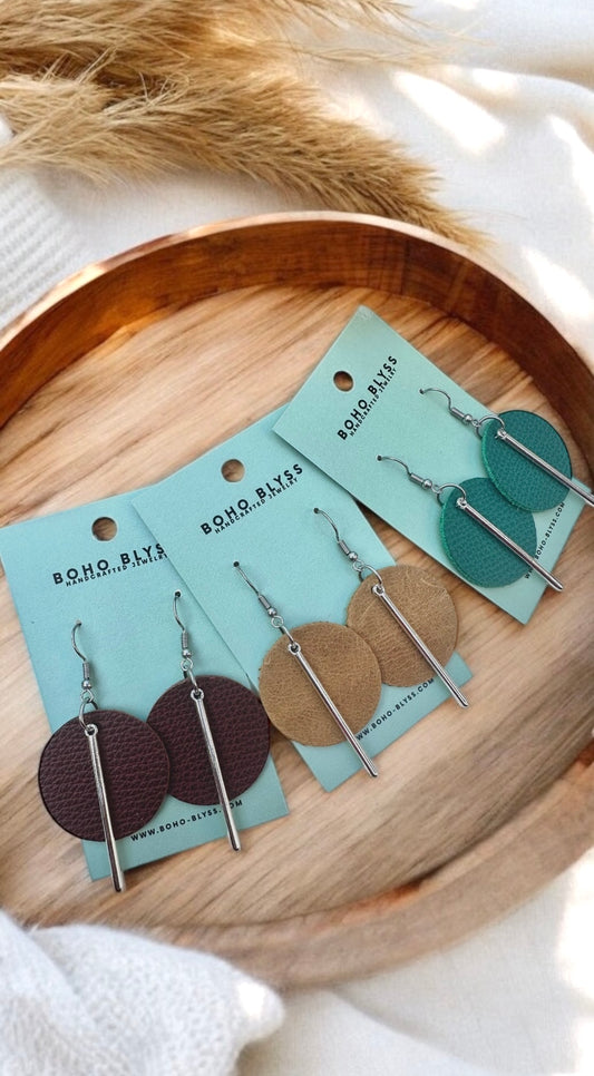 Solid & Silver Bar Circles