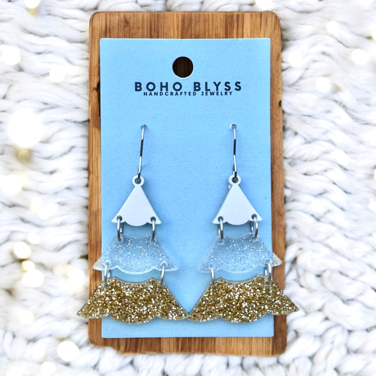 Snow Capped Stacked Trees