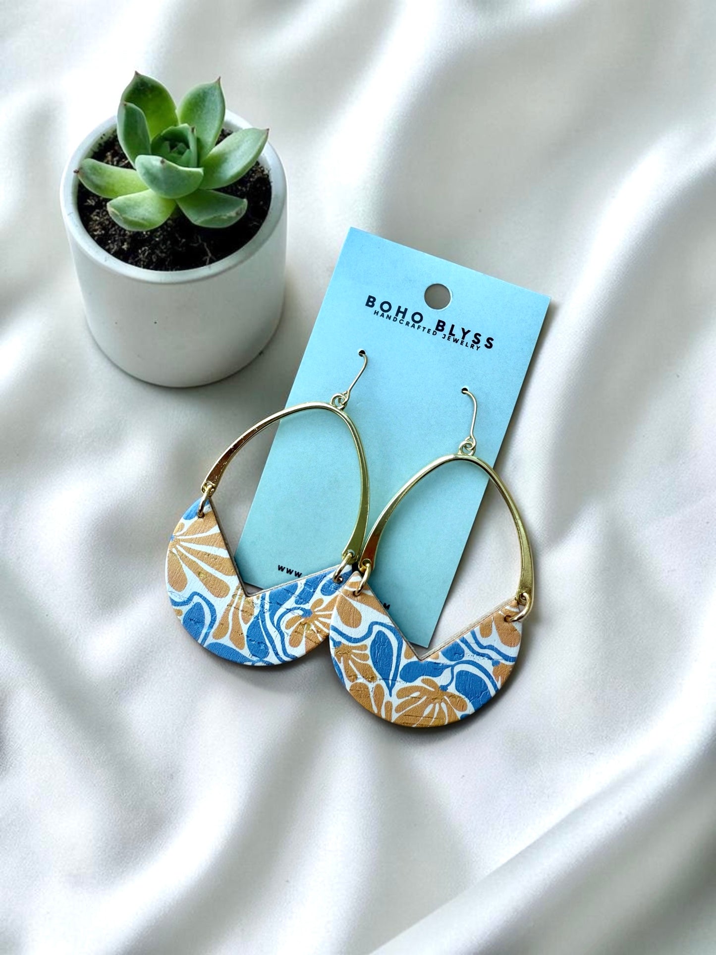 Flirty Floral Hoops