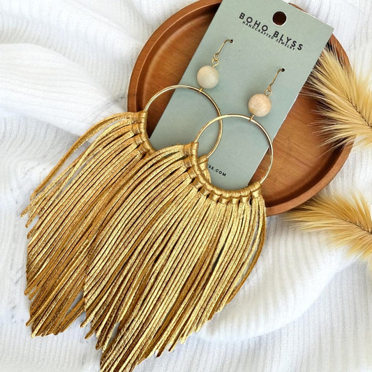 Glammed In Gold Fringe