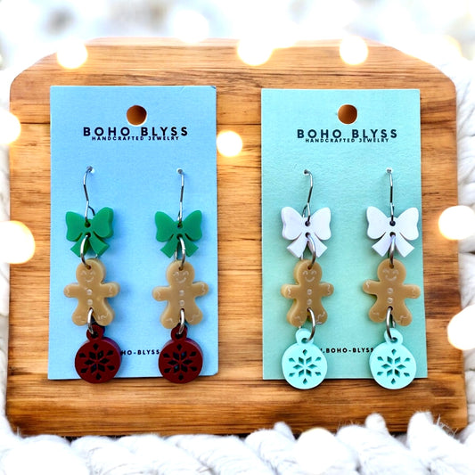 Gingerbread Girl Dangles