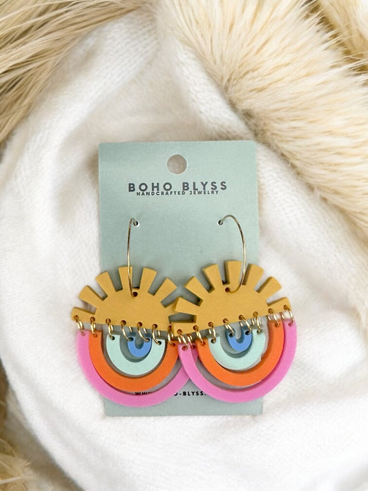 Sunshine & Rainbow Hoops