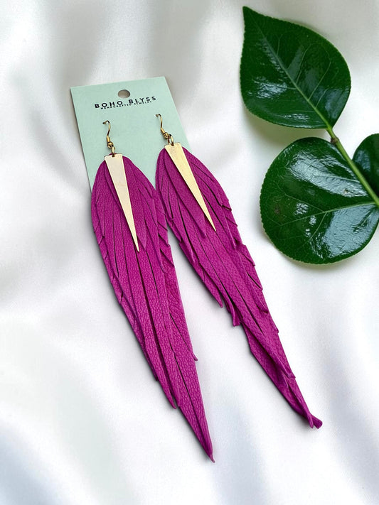 Fuschia Fierce Feathers