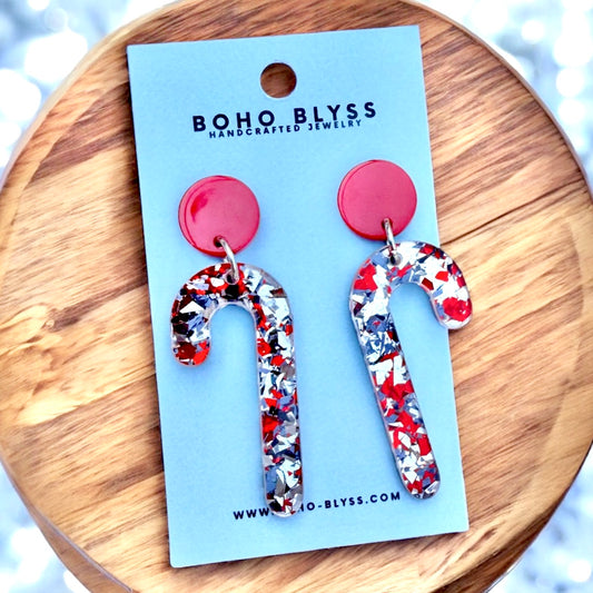 Confetti Flake Candy Canes