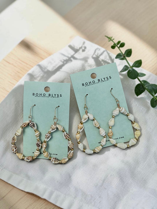 Seashell Teardrops