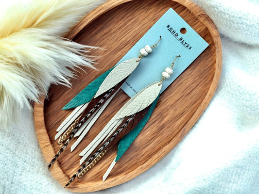 Leather Feathers & Chains