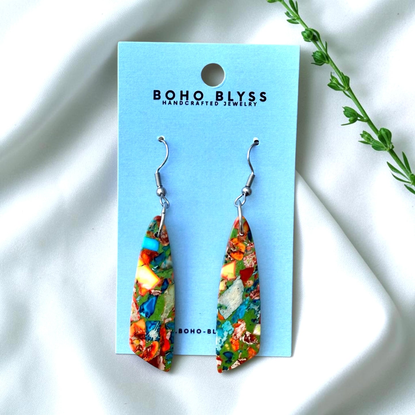Rainbow Jasper Wedges