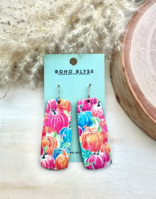 Bright Floral Pumpkin Bars